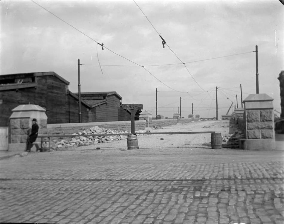 The Third Avenue Bridge Under Construction, Harlem River.