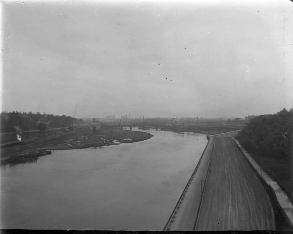 View Down The Harlem River From High Bridge.