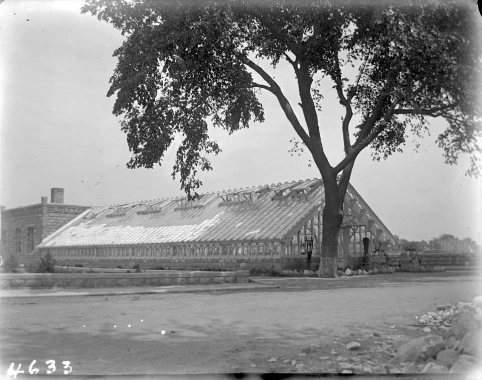 Greenhouse, Hart Island Reformatory For Boys, Hart Island, Bronx, 1913.