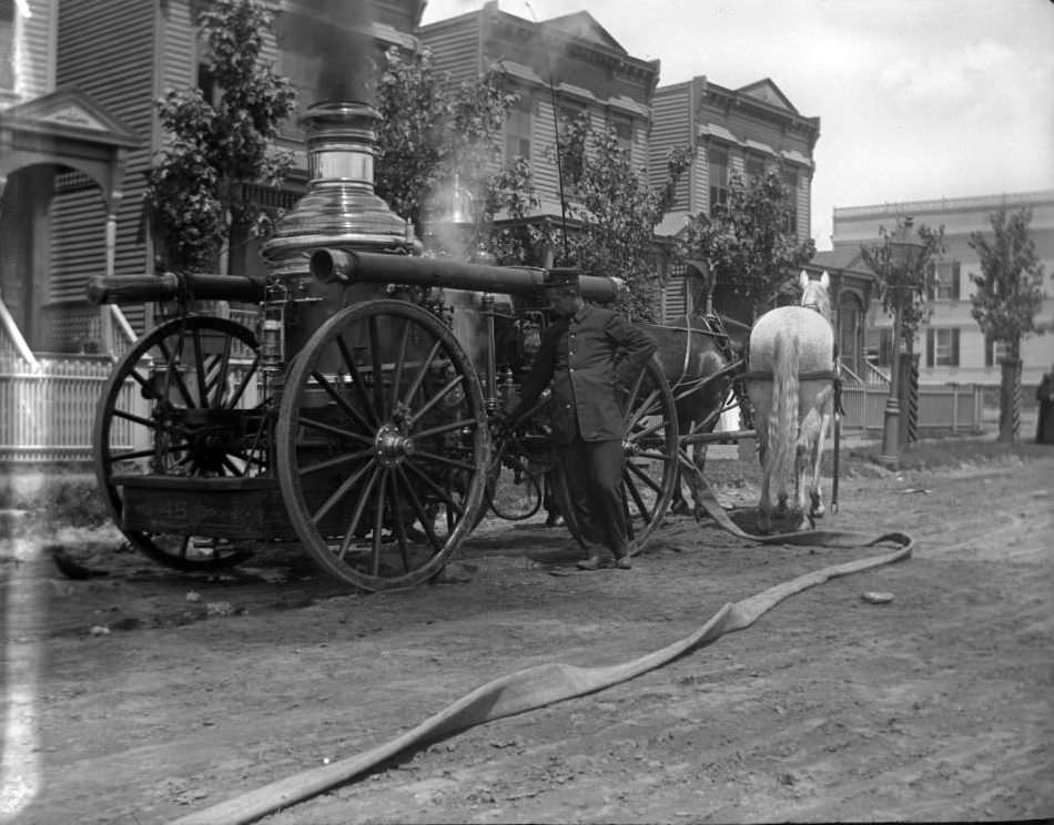 Fire Engine, Bronx, Ca. 1897.