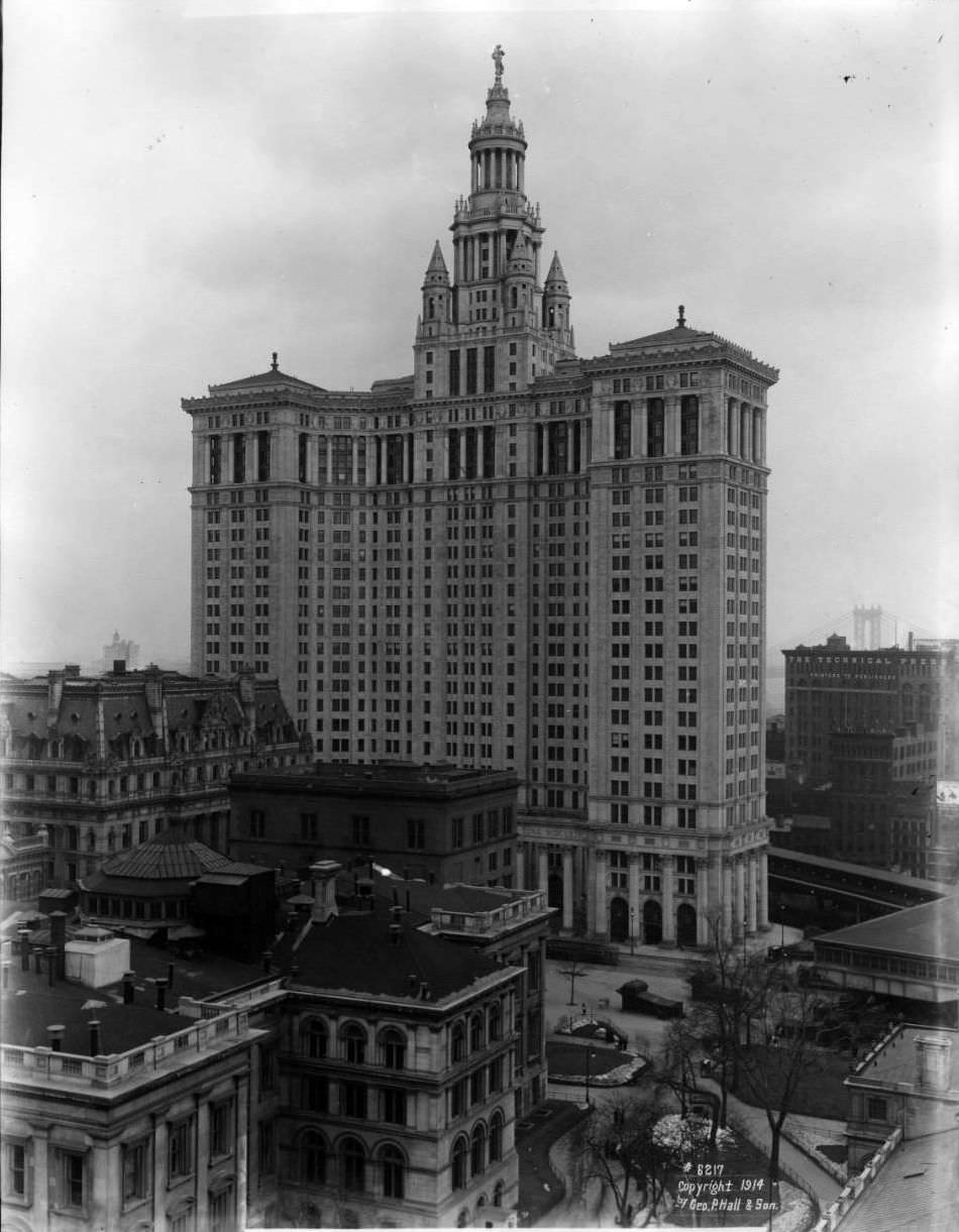 Manhattan: New York Municipal Building, 1914.