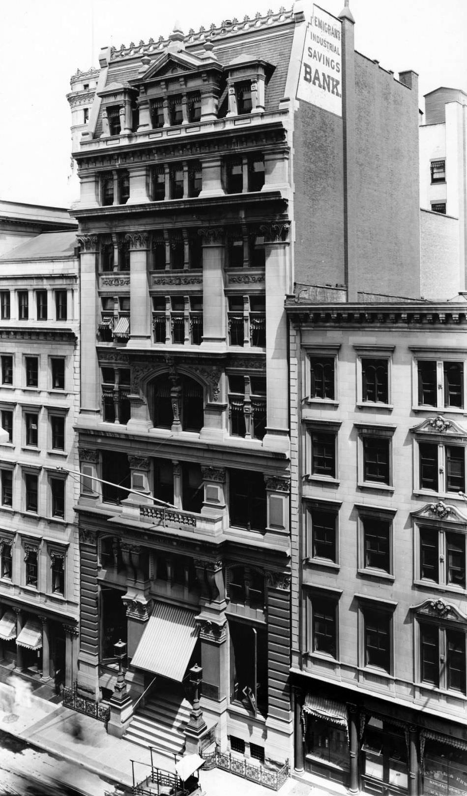 Manhattan: Emigrant Industrial Savings Bank.