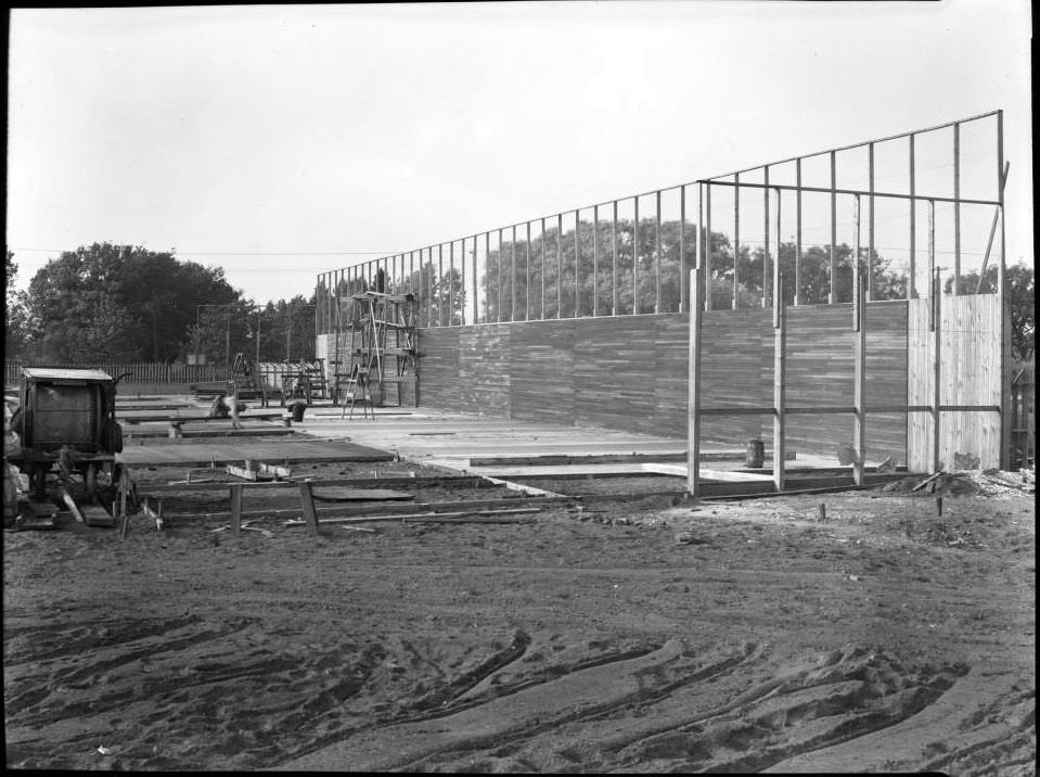 Construction Site, Brighton Beach, Brooklyn, Ca. 1920.