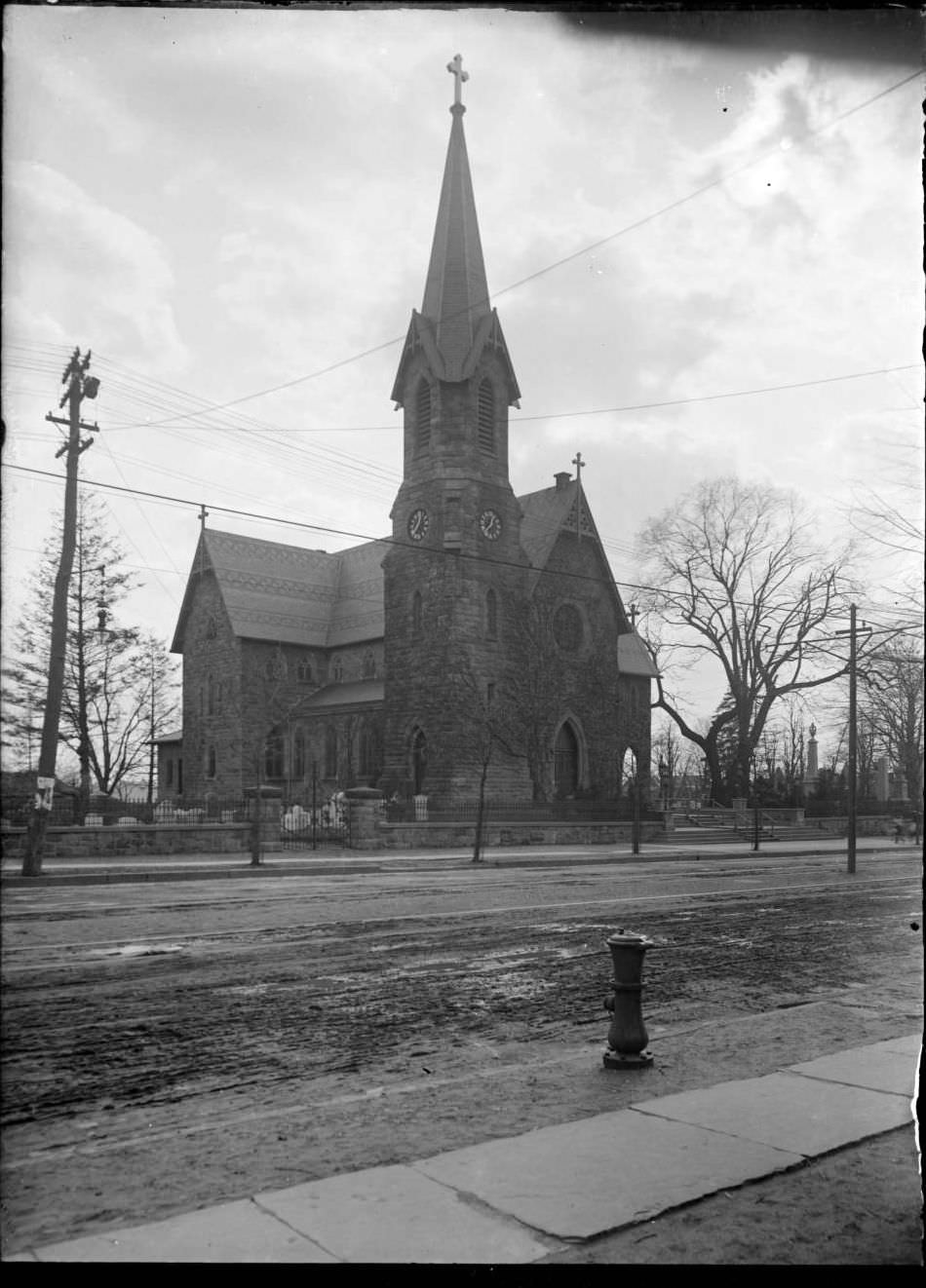 St. Peters Episcopal Church, 2500 Westchester Avenue Near Westchester Square, Bronx, New York City, 1890S.