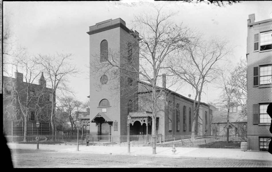 Church Of St. Luke-In-The-Fields, 485 Hudson Street, Greenwich Village, New York City, 1890.