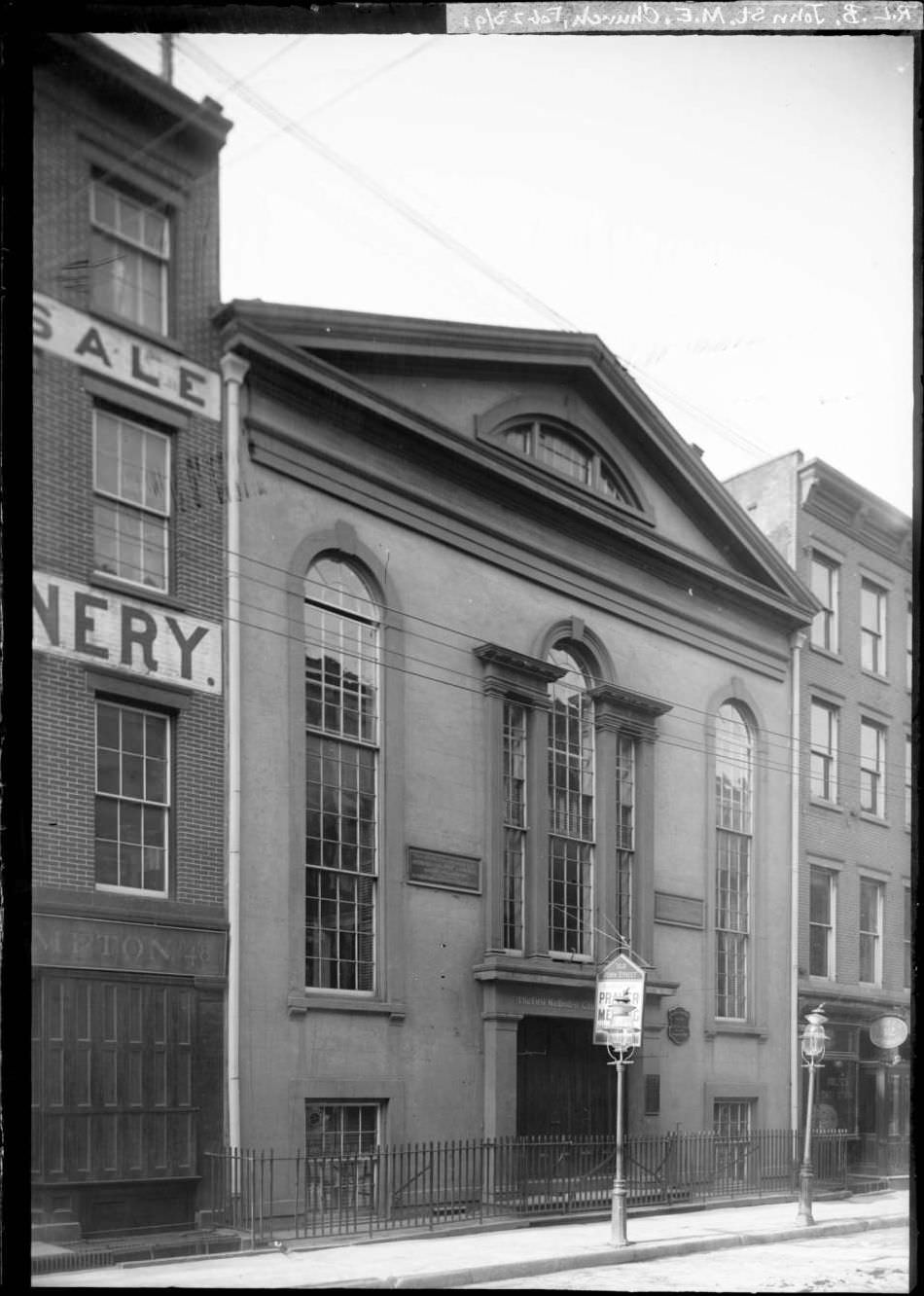 John Street Methodist Church, 44 John Street, New York City, 1891.