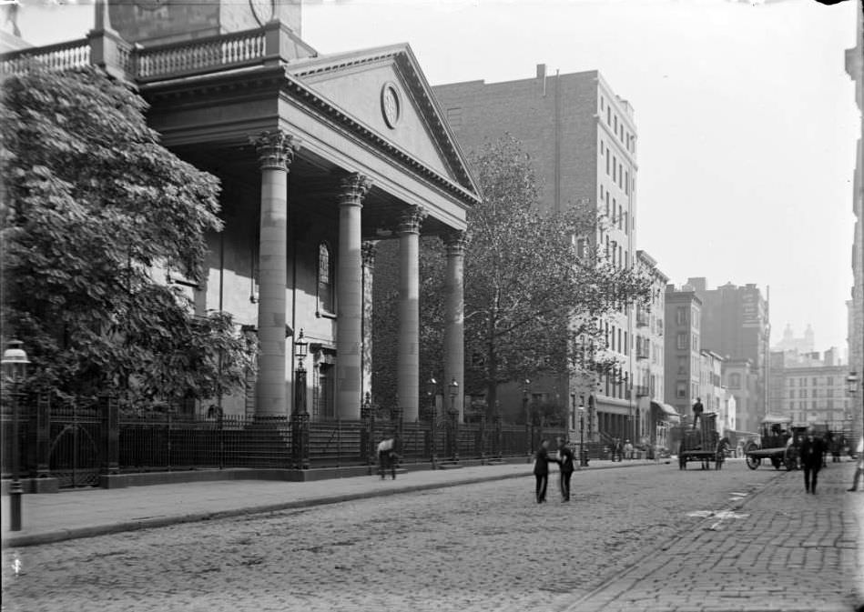 St. John'S Chapel, Varick Street, New York City, 1900.