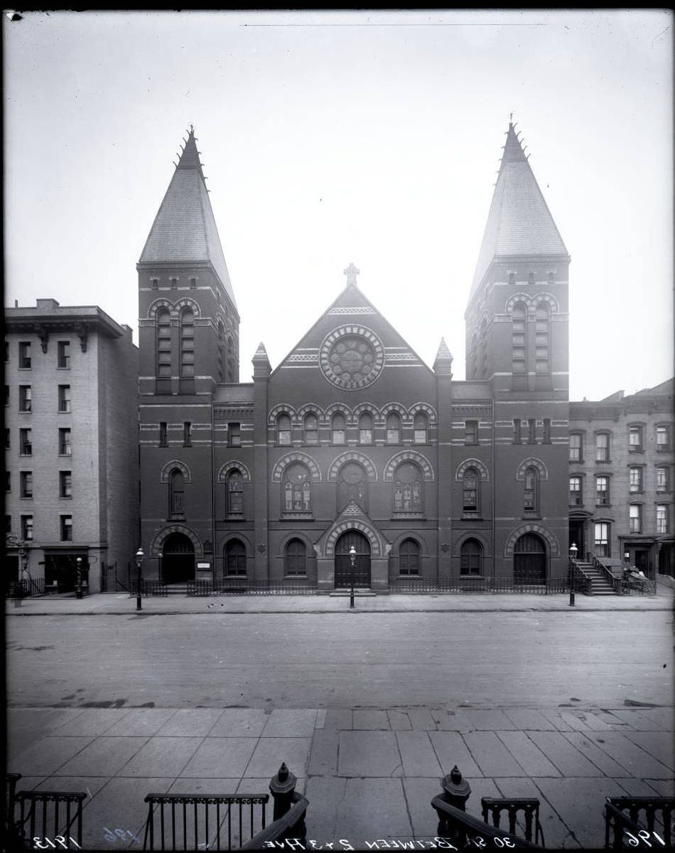 Adams Memorial Presbyterian Church, 30Th Street Between Second Avenue And Third Avenue, New York City, 1913.