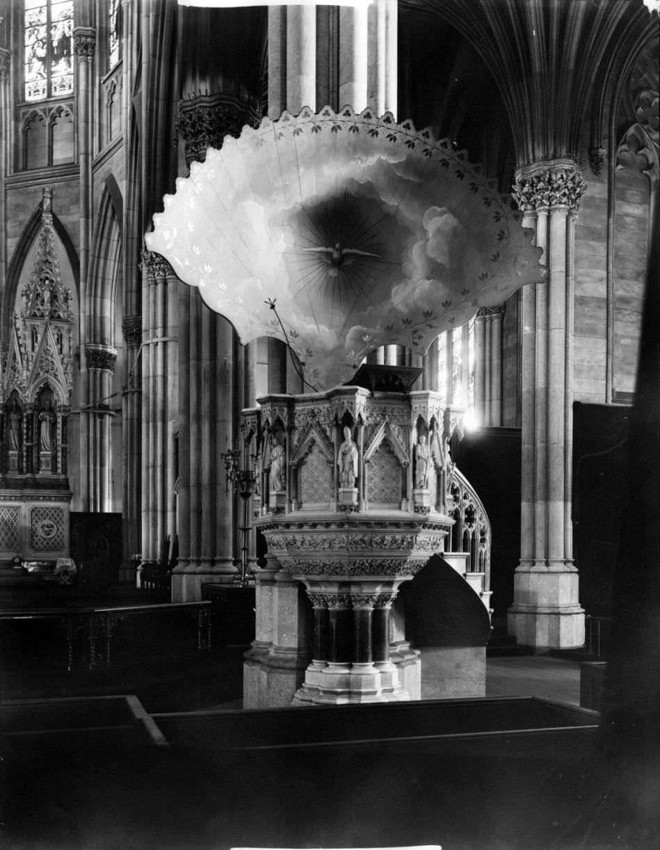 Interior, Pulpit, St. Patrick'S Cathedral.