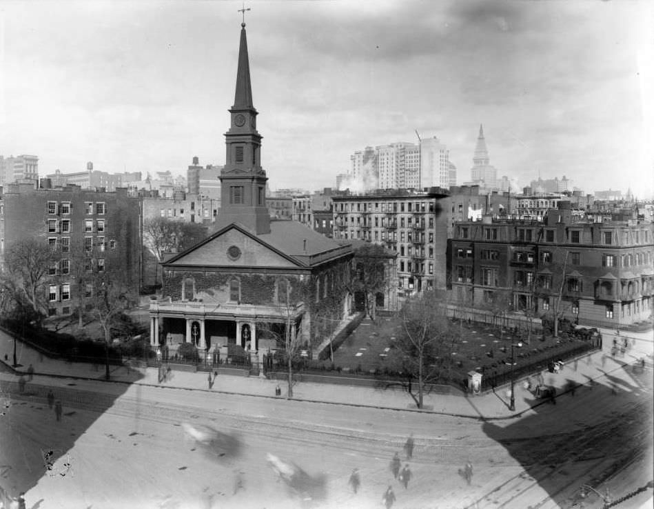 St. Mark'S In The Bowery, Second Avenue, 1910S.