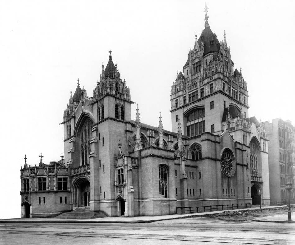The Broadway Tabernacle, Northeast Corner Of Broadway And 56Th Street, 1910.