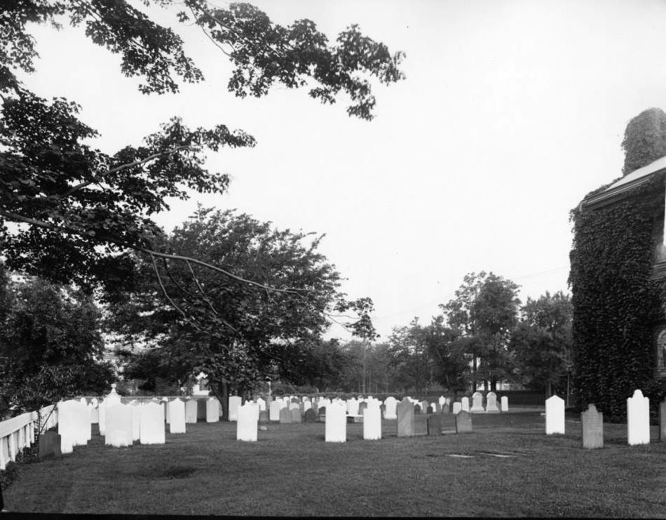 Cemetery At The Flatbush Dutch Reformed Church, Flatbush Avenue And Church Avenue, Brooklyn.