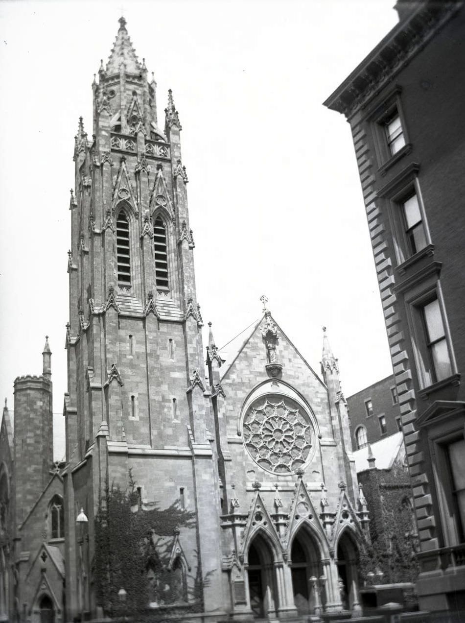 St. Thomas Church, Fifth Avenue On The Northwest Corner Of West 53Rd Street, New York City, 1891.