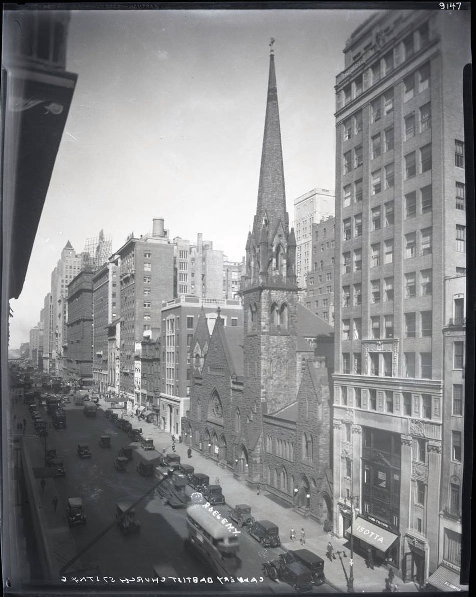 Calvary Baptist Church, West 57Th Street, New York City, 1929.