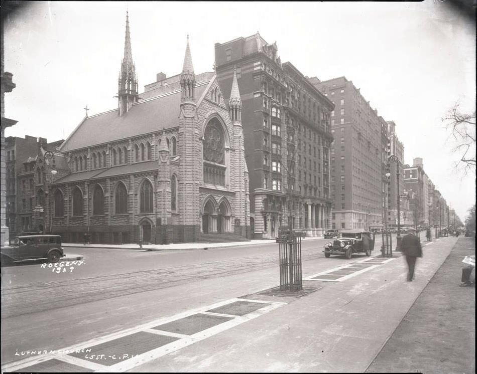 Holy Trinity Lutheran Church, Central Park West And West 65Th Street, New York City, 1927.