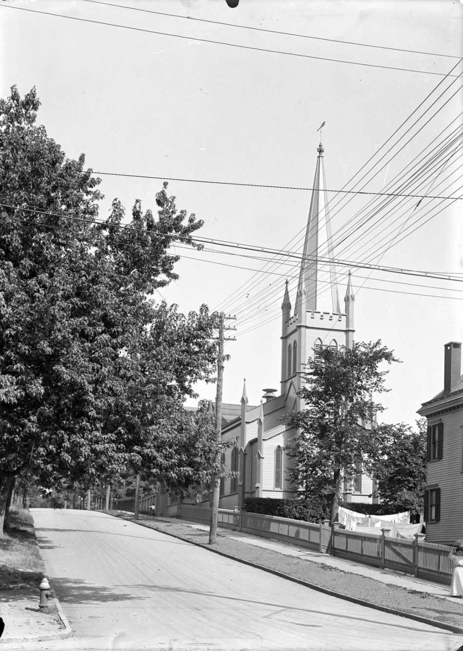 Dutch Church In Astoria, Queens, 1910.