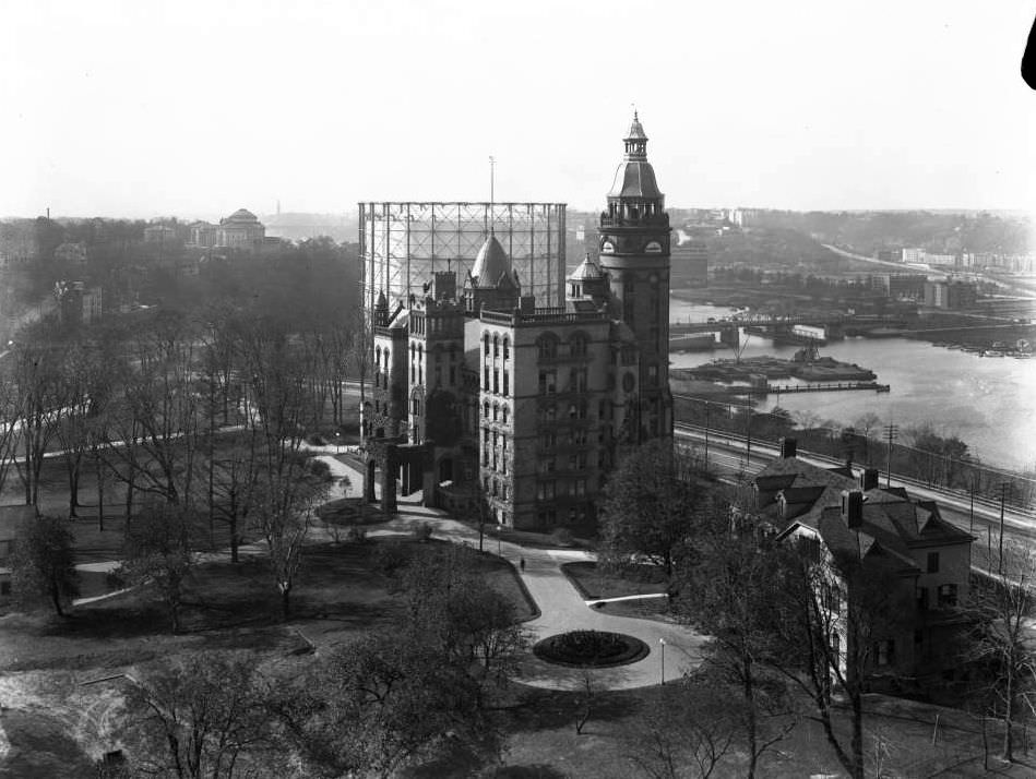 Webb'S Academy Building And Campus, Bronx, 1914.