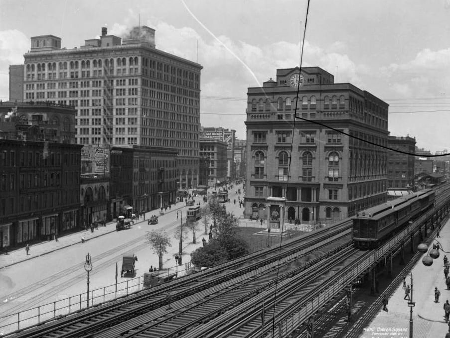 Manhattan: Cooper Square, 1909.