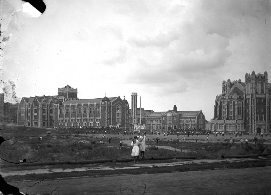 Campus And Sports Field, City College Of New York, 1906.