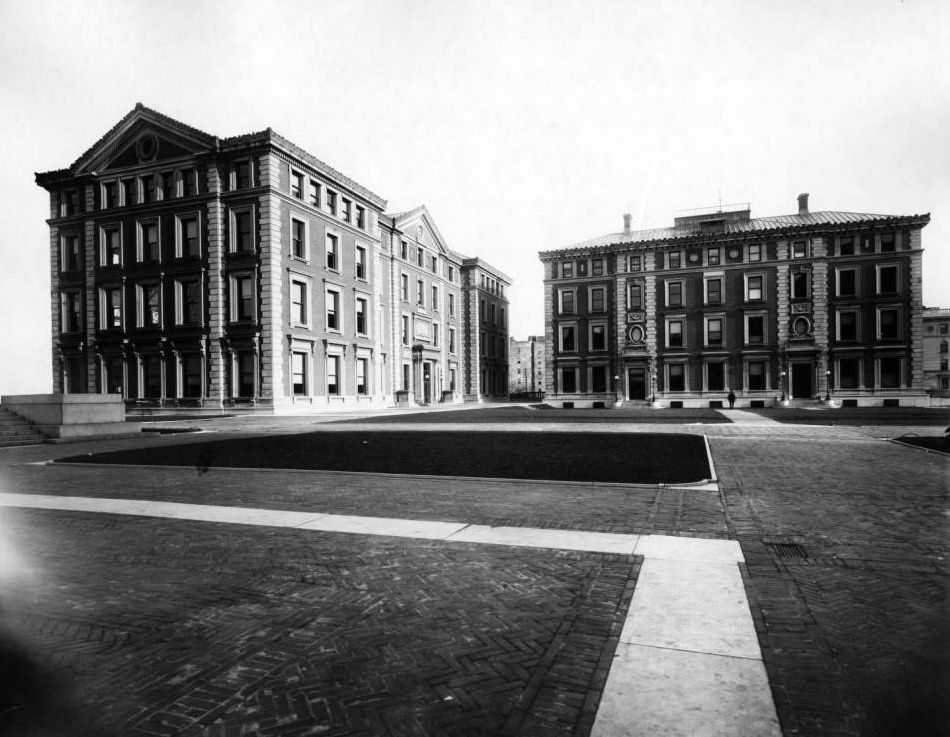 Manhattan: Schermerhorn Hall And Fayerweather Hall, Columbia University.