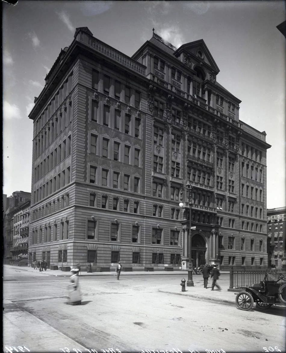 Lying-In Hospital, Second Avenue Between 17Th Street And 18Th Street, 1914.