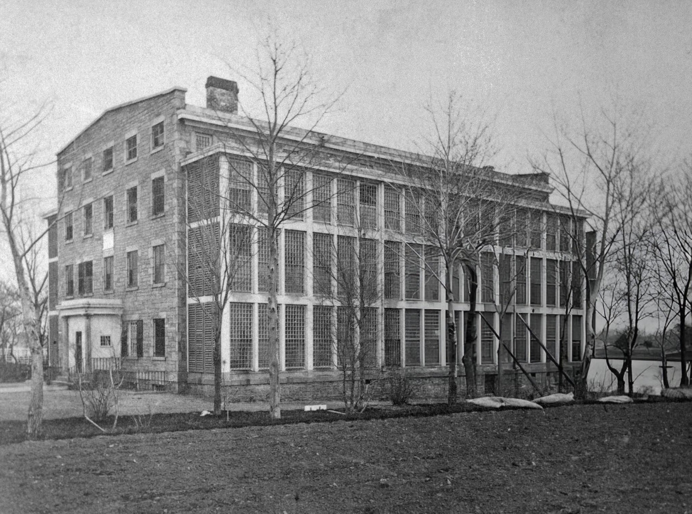 Mental Hospital On Blackwell'S Island1900S.
