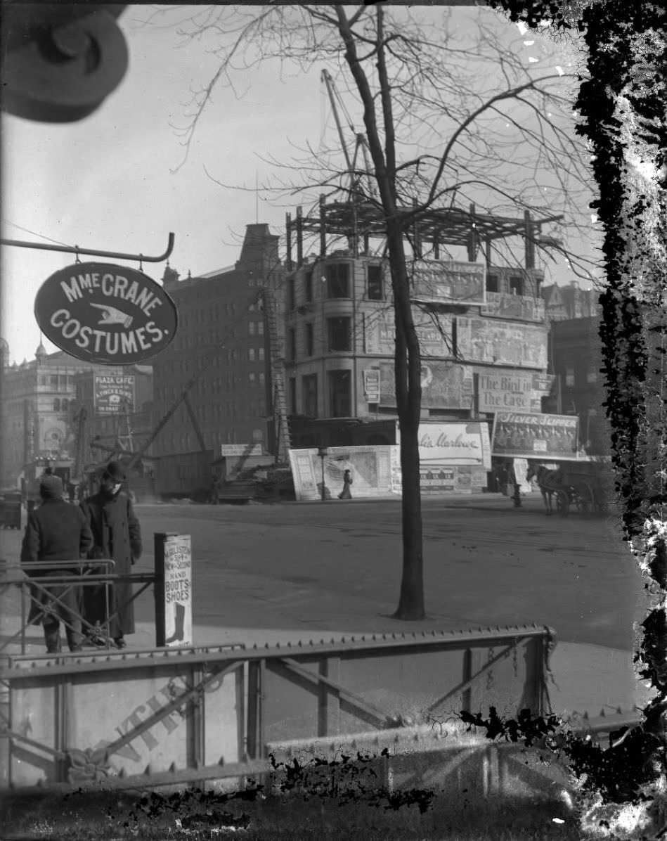 The Hotel Pabst In The Process Of Being Demolished, 1903.