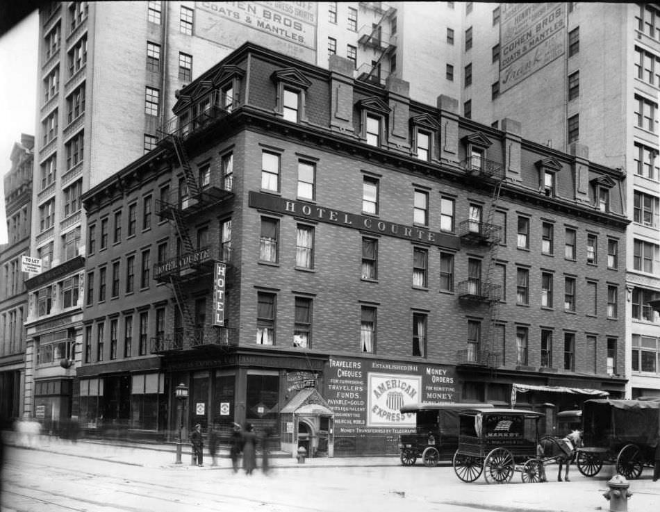 Manhattan: Courte Hotel, Broadway And 21St Street.