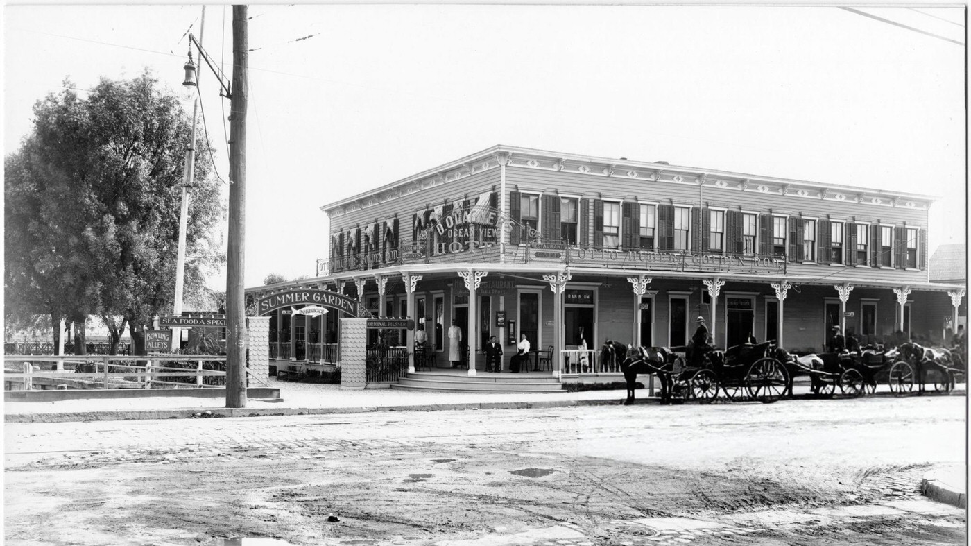 Olagner'S Ocean View Hotel, Brooklyn, Mid-1900S.