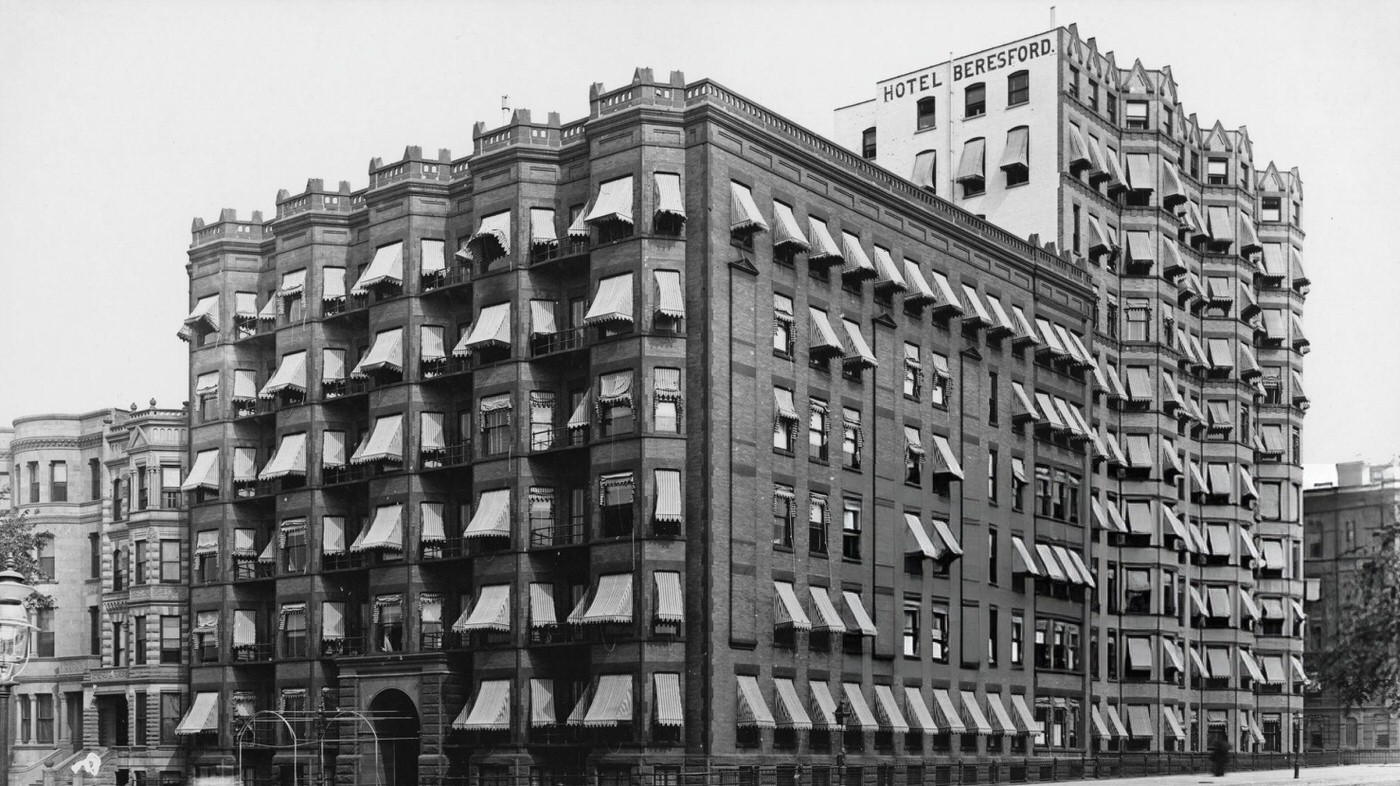Hotel Beresford, Central Park West Between W 81St Street And W 82Nd Street, Mid-1900S.