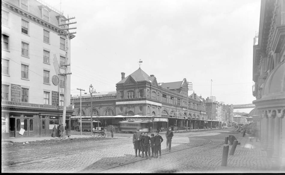 The Fulton Ferry Hotel And The Fulton Fish Market.