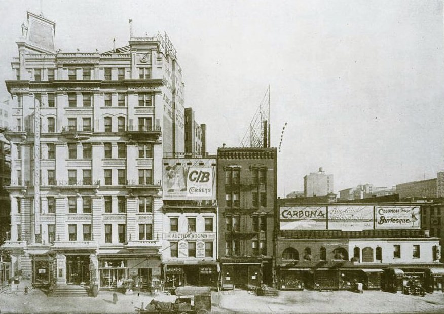 East Side Of Broadway Between 37Th Street And 38Th Street, Showing The Hotel Normandy.