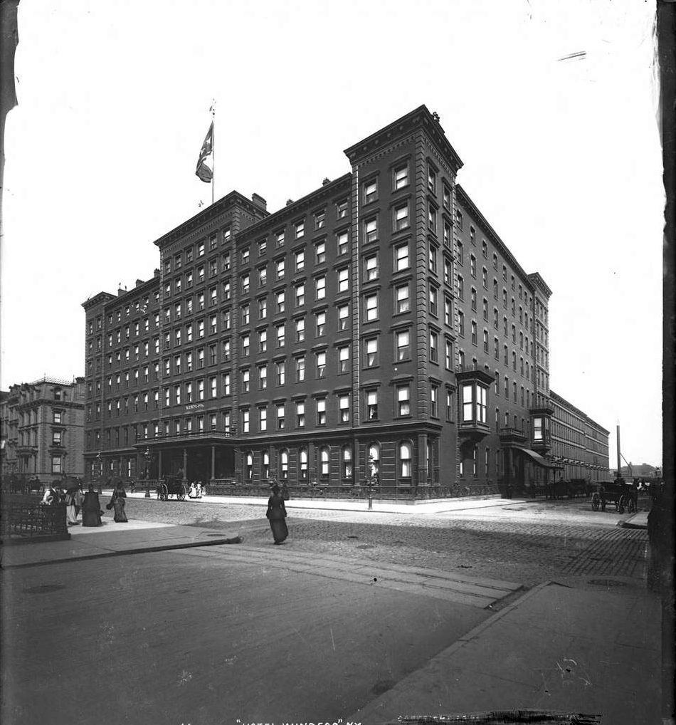 Hotel Windsor, Fifth Avenue And 47Th Street; Copy Negative After An Original, Circa 1894.
