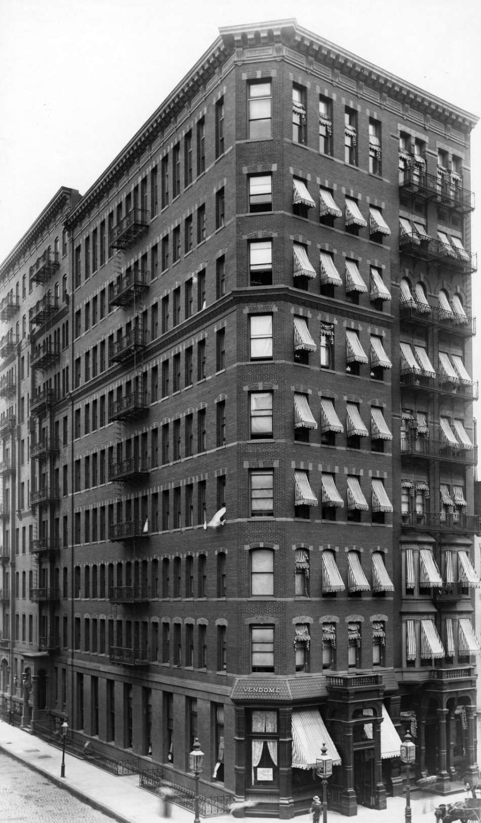 Manhattan: Vendome Hotel, 1448 Broadway At W. 41St Street, 1905.