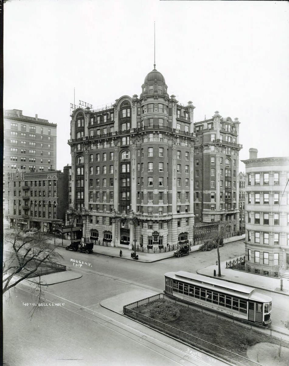 Hotel Belleclaire, Southwest Corner Of Broadway And 77Th Street, 1914.