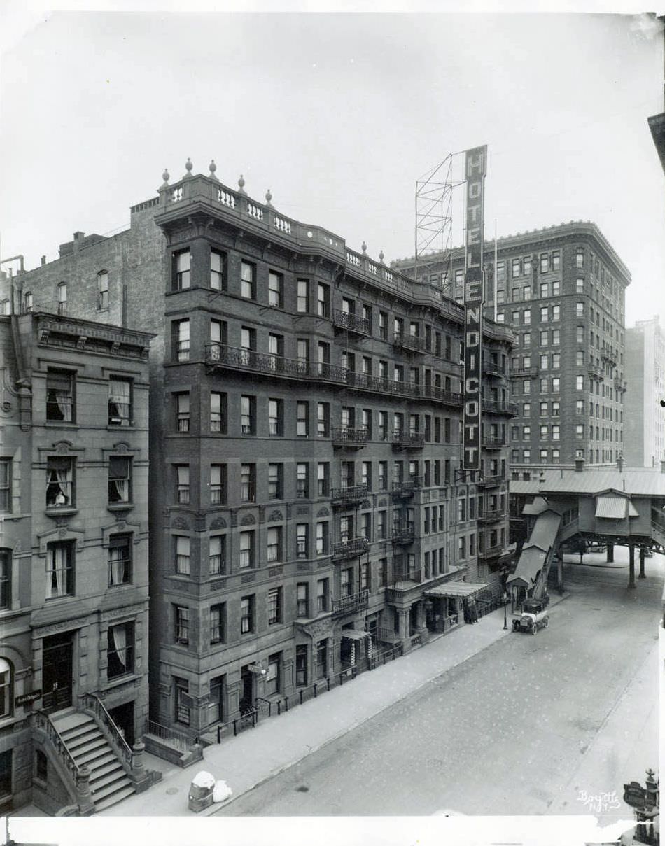 Hotel Endicott, West 81 St Street.