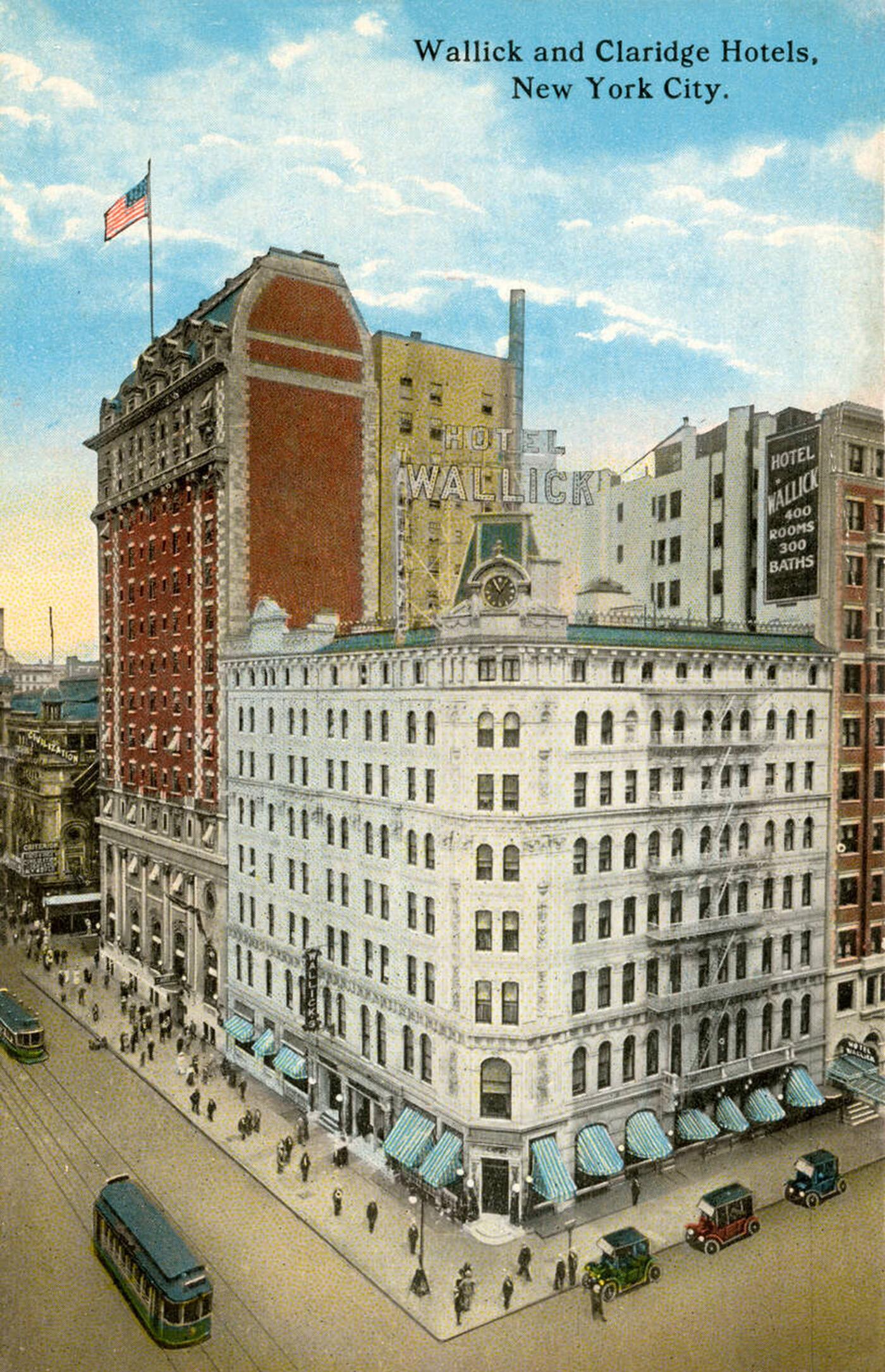 Wallick And Claridge Hotel.