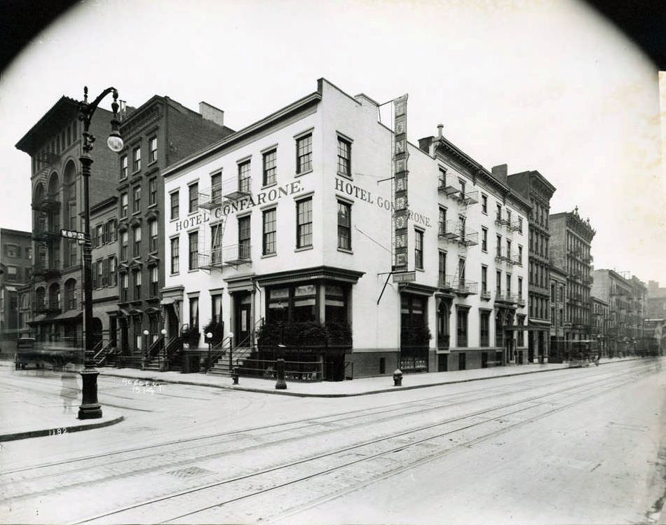 Hotel Gonfarone, West 8Th Street From Macdougal Street To Sixth Avenue, 1914.