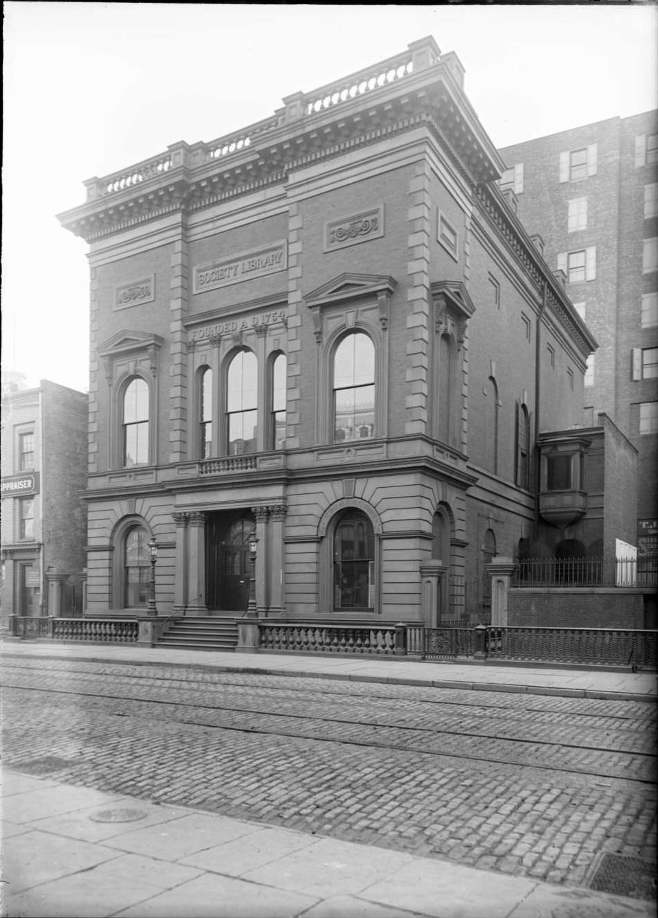 The New York Society Library, New York City, 1900.