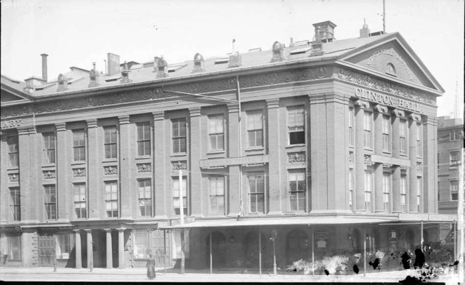Clinton Hall, Mercantile Library, American Institute, Astor Place, New York City.