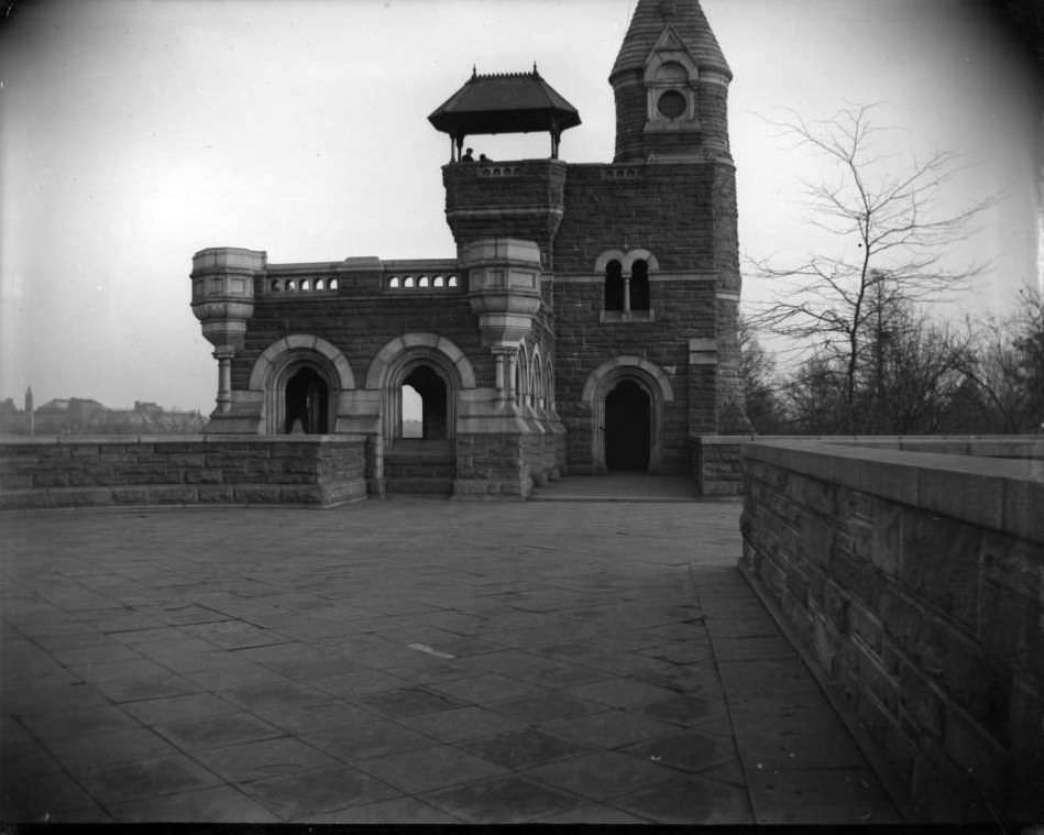 Belvedere Castle, Central Park, New York City, 1901.