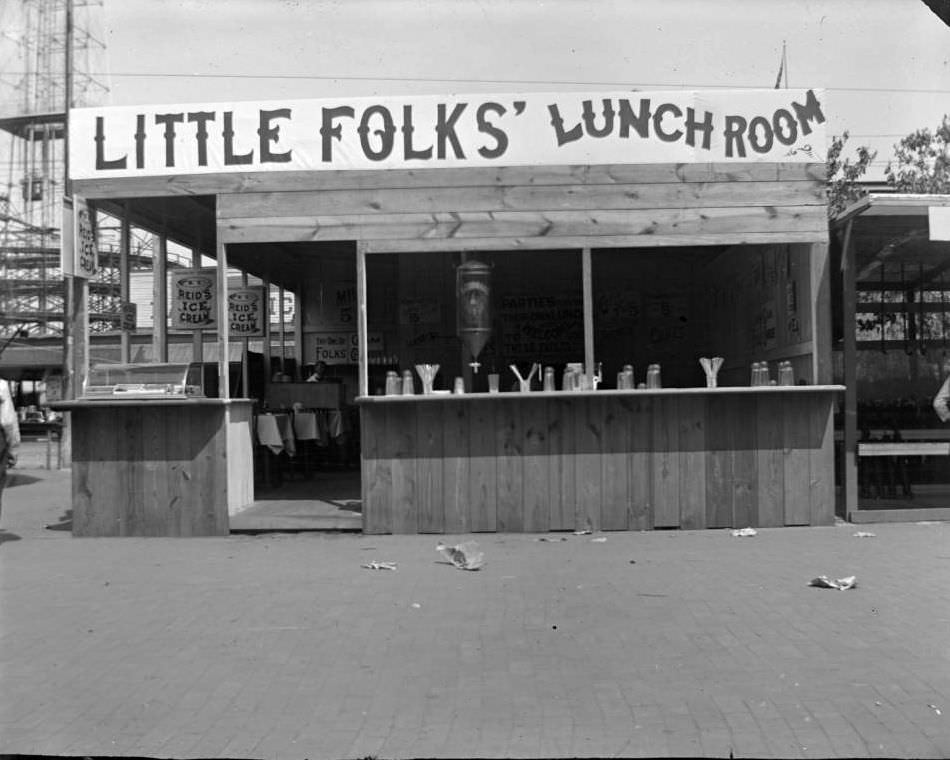 Little Folks Lunchroom, Coney Island, Brooklyn, 1900S.