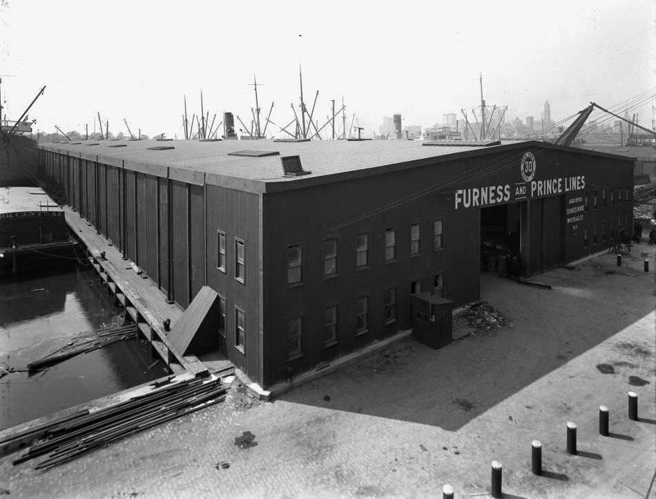 Pier 30 At The Foot Of Irving Street, Brooklyn, 1919.