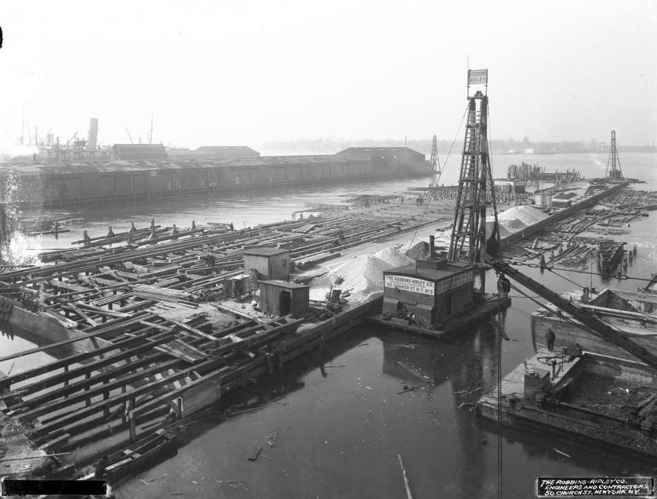 Pier 26 At The Foot Of Congress Street, Brooklyn, 1917.