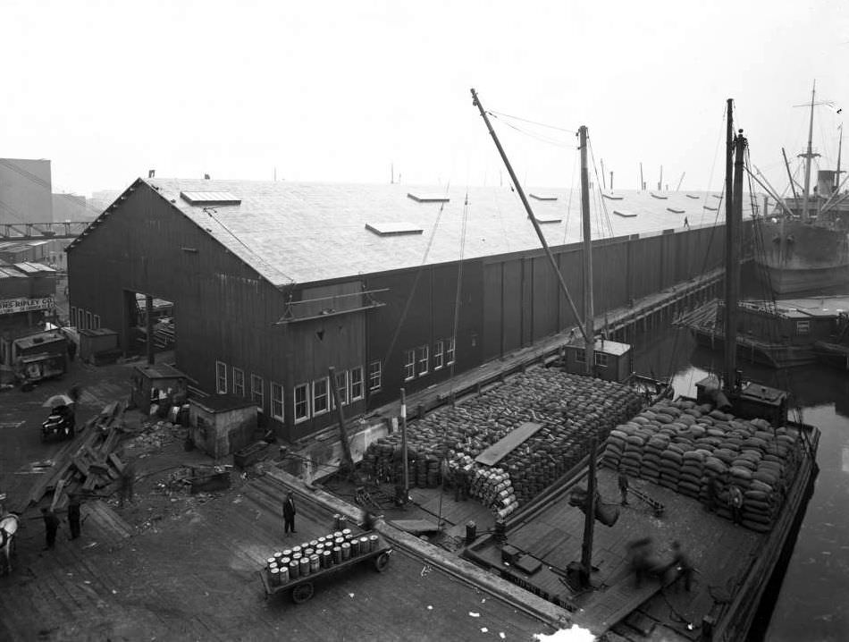 Pier 26 At The Foot Of Congress Street, Brooklyn, 1918.