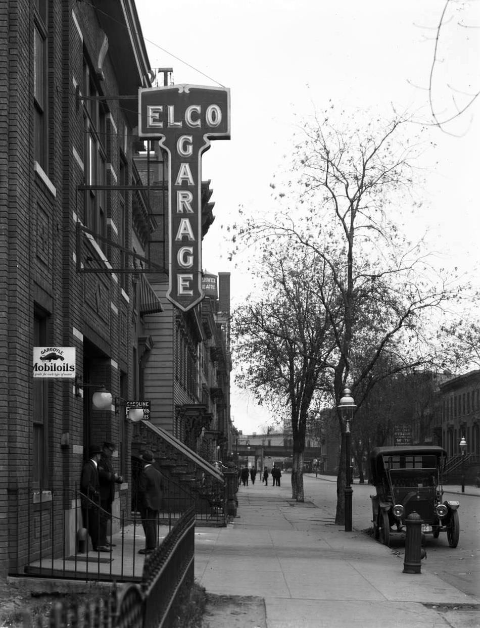 Elco Garage, 841 Madison Street, Brooklyn, 1916.