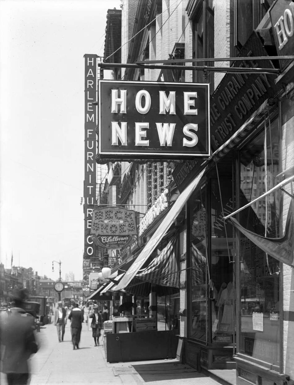 Home News, W. 125Th Street, 1916.