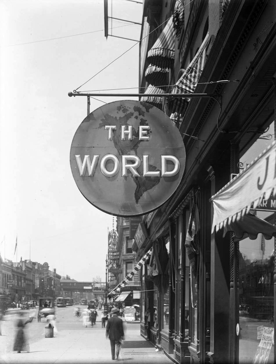 The World, W. 125Th Street, 1916.