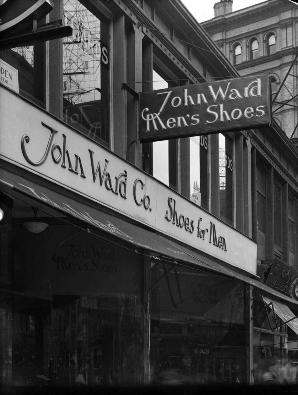 John Ward Co. Men'S Shoe Store, 1401 Broadway, 1916.