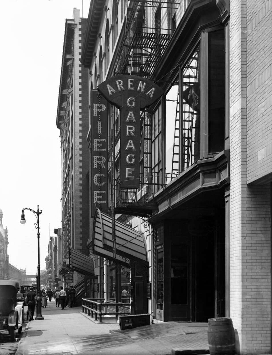 The Arena Garage, 231 W. 54Th Street, 1916.